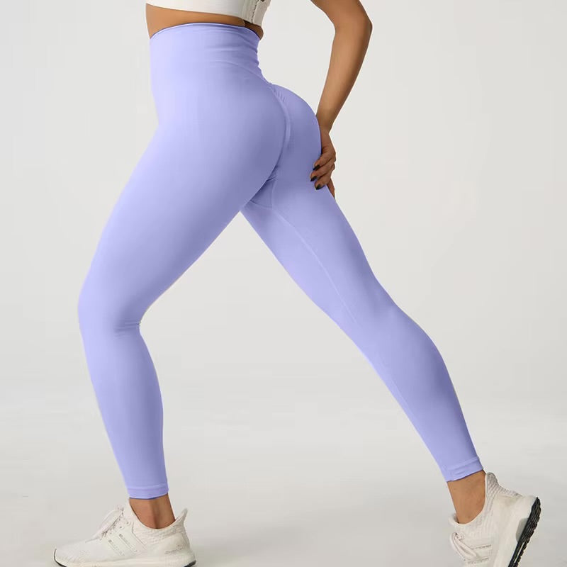 Seamless High-Waist Ankle-Length Leggings