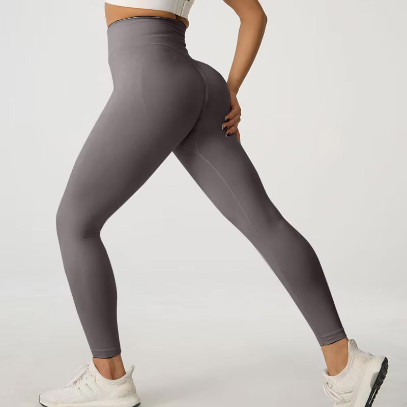 Seamless High-Waist Ankle-Length Leggings