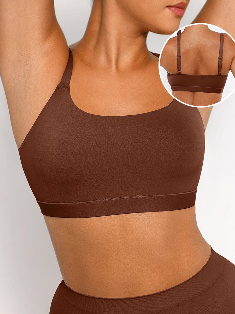 Modern Active Adjustable Spaghetti Strap Bralette