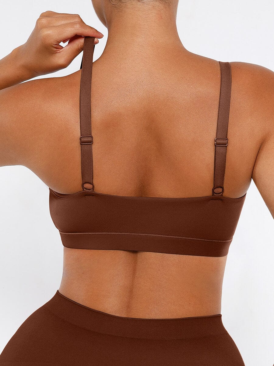 Modern Active Adjustable Spaghetti Strap Bralette