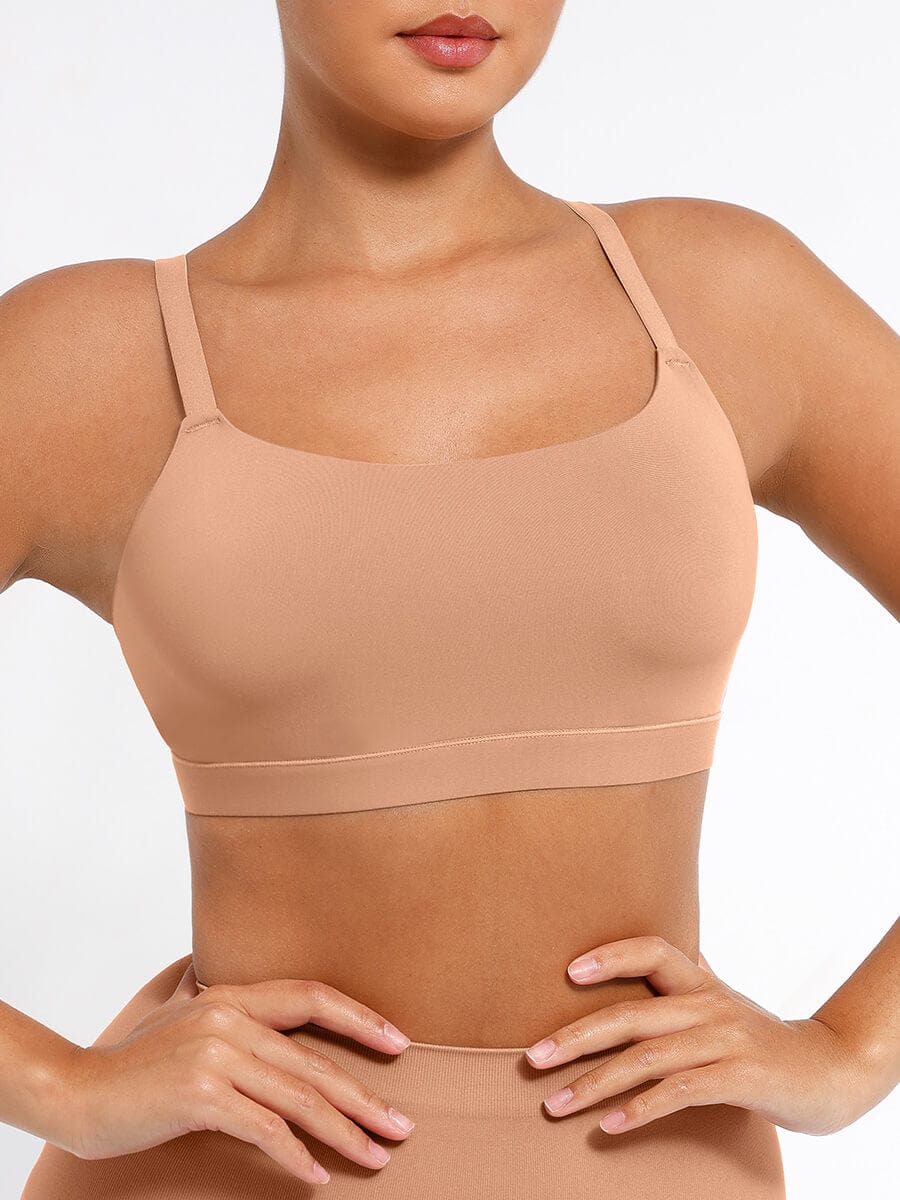 Modern Active Adjustable Spaghetti Strap Bralette