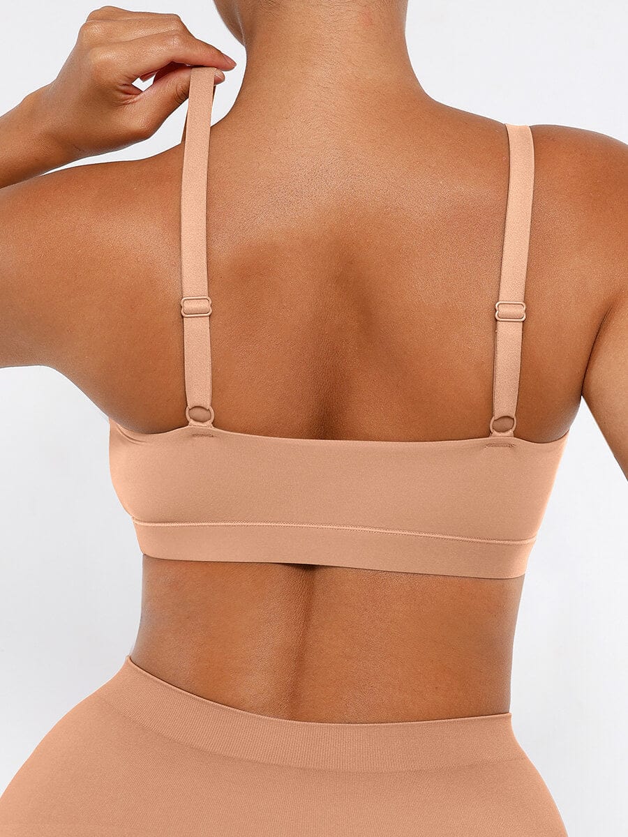 Modern Active Adjustable Spaghetti Strap Bralette