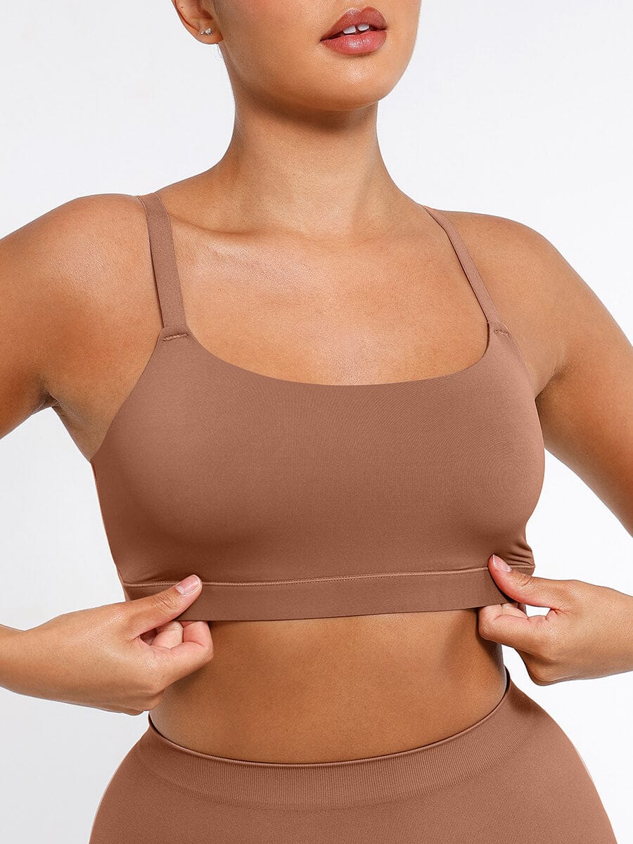 Modern Active Adjustable Spaghetti Strap Bralette