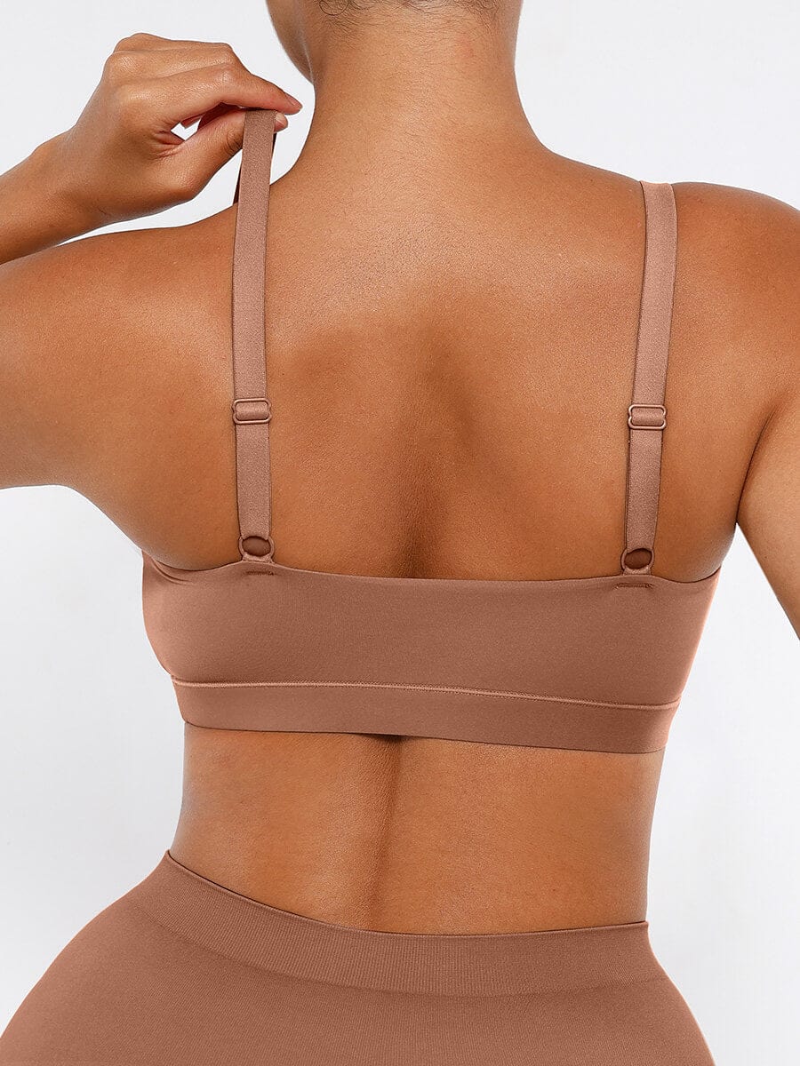 Modern Active Adjustable Spaghetti Strap Bralette