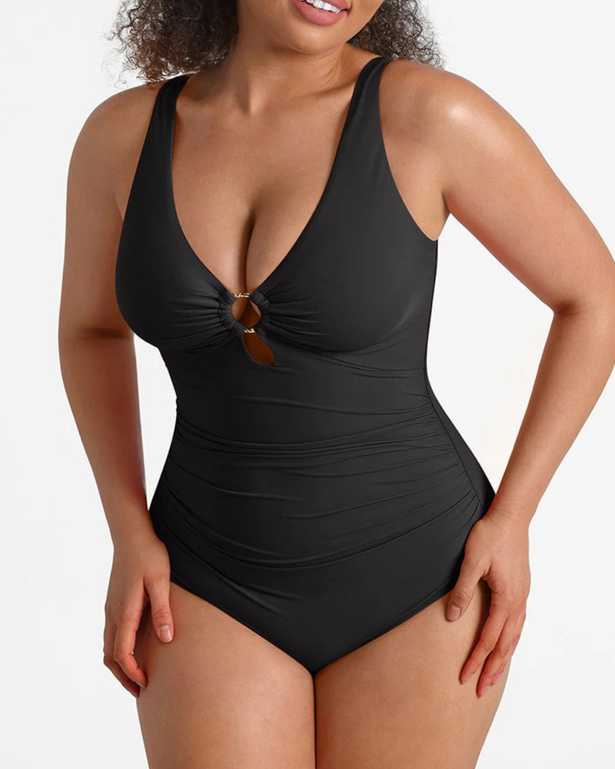 Modern Active Sculpt Ring One-Piece Swimsuit