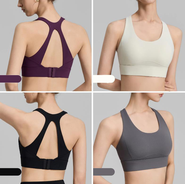 SereneKey Keyhole-Back Sports Bra