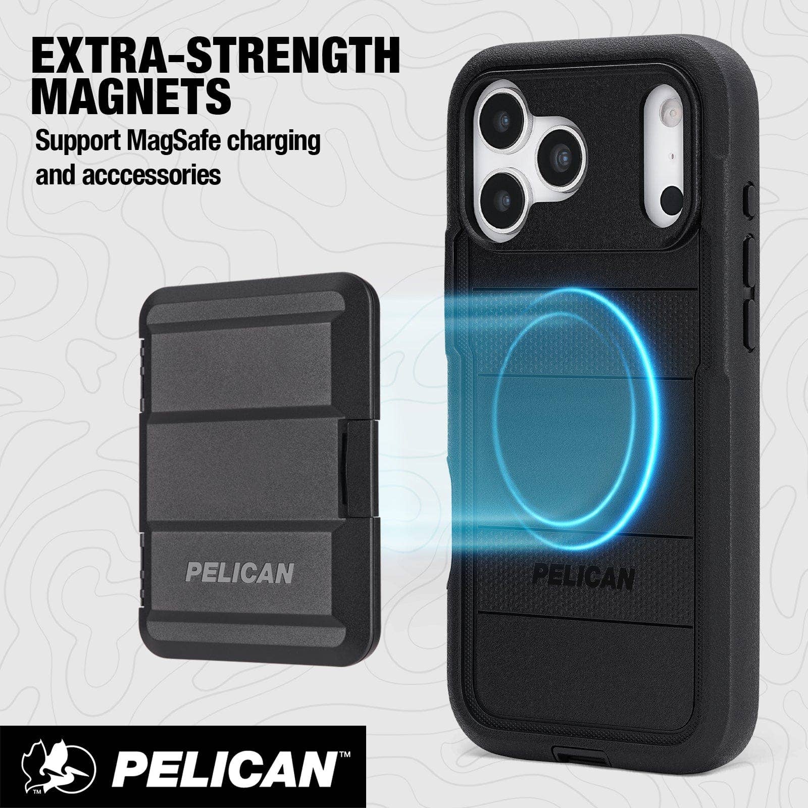 Pelican Voyager Black MagSafe - iPhone 17 Pro Max: Black