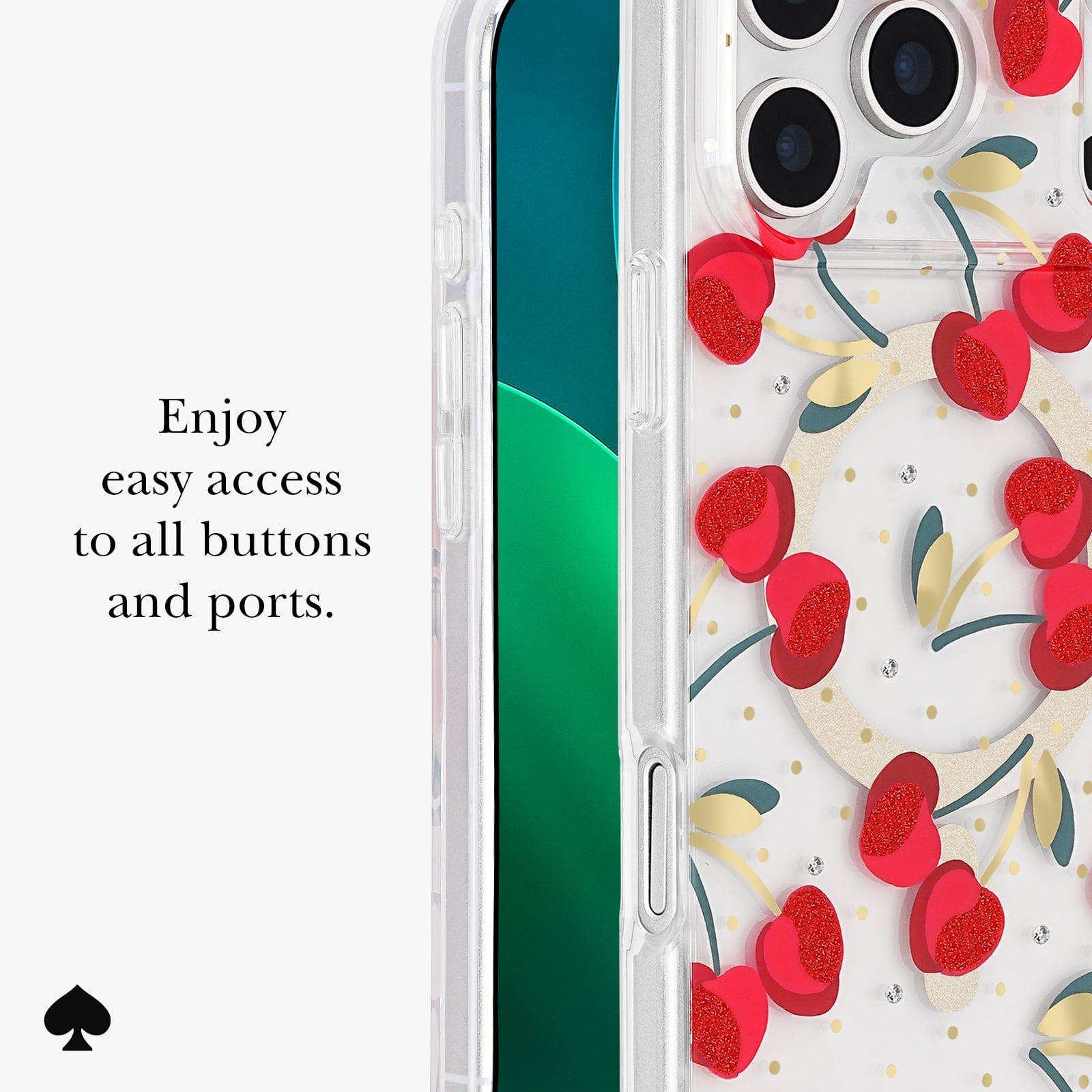 Kate spade new york Cherry Dot MagSafe - iPhone 17 Pro: Cherry Dot