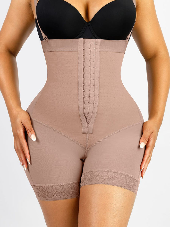 Lace Firm Compression Latex Buttocks Lifting Shapewear-Modern Active