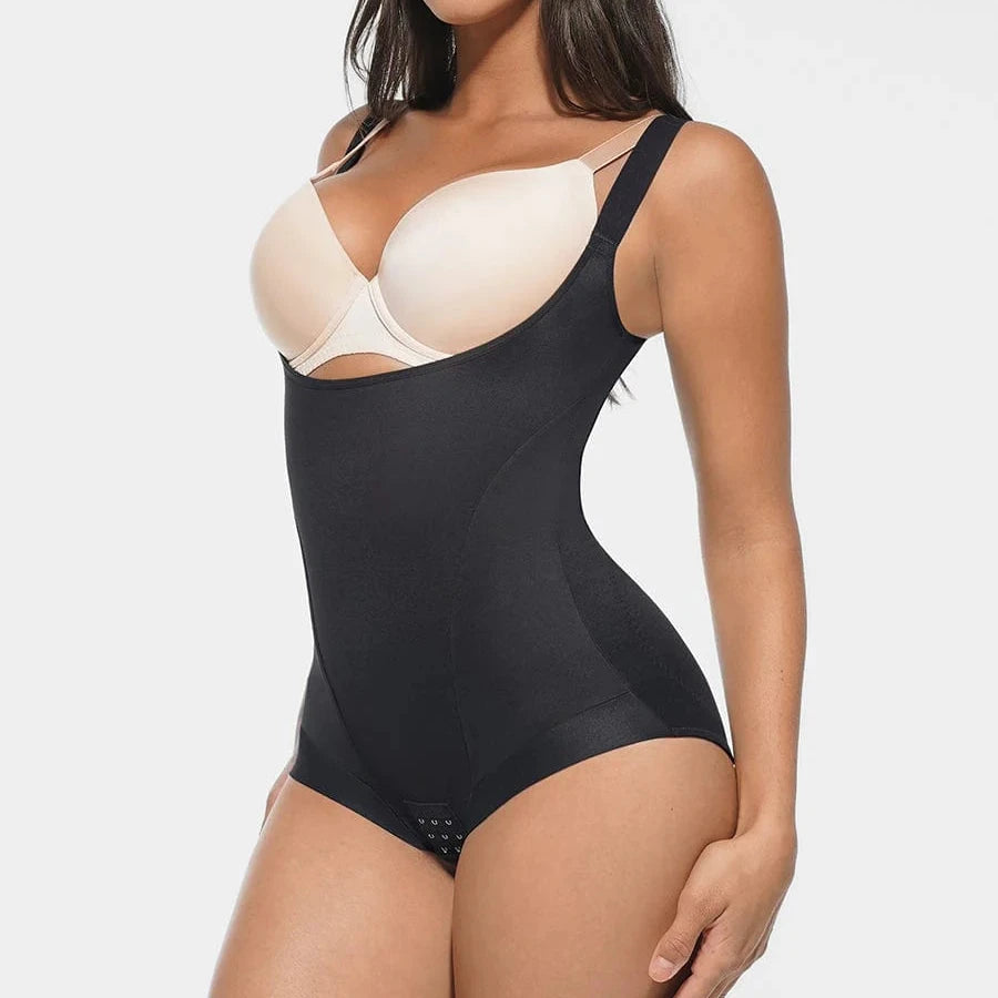 High Elastic Tummy Control Bodysuit with Bust Support