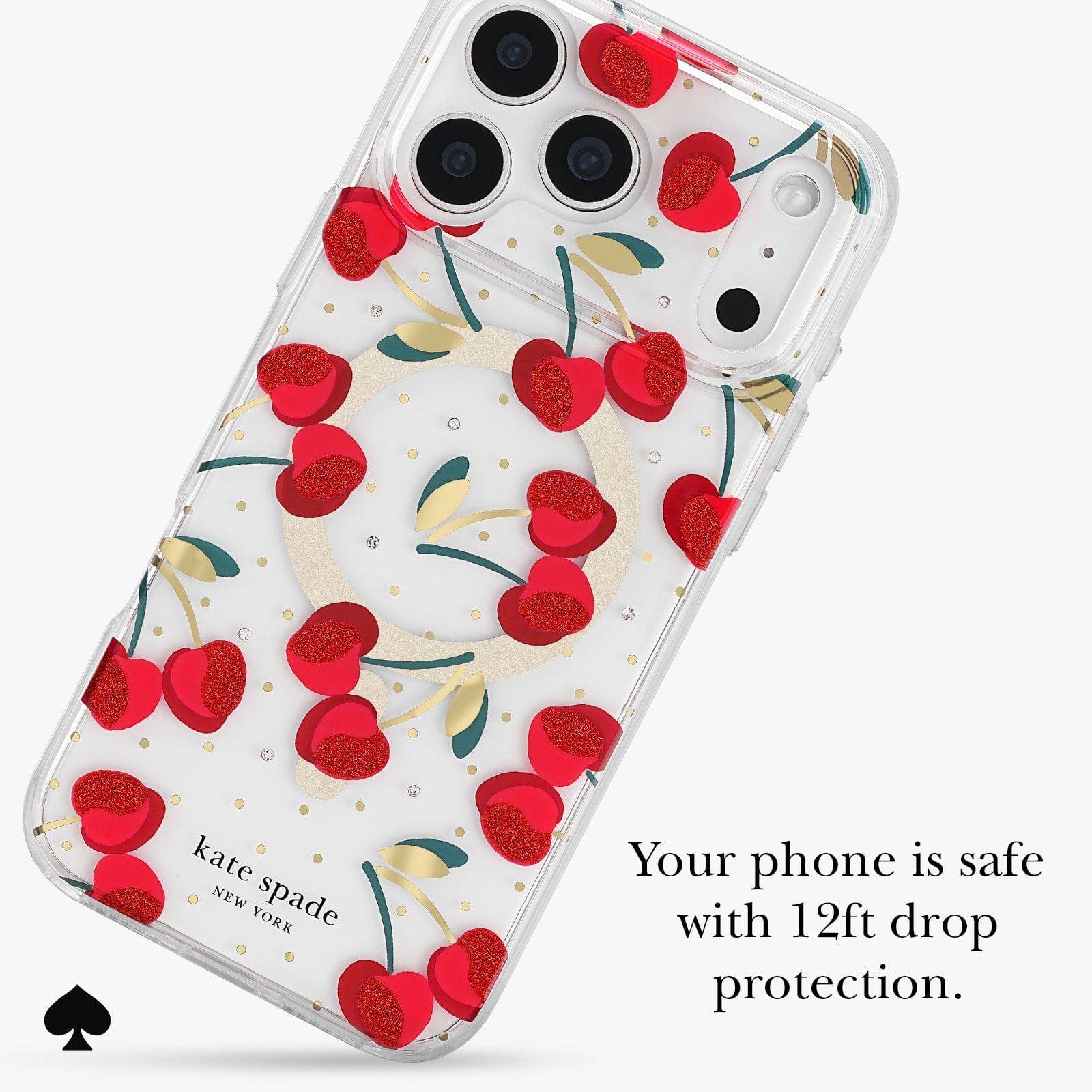 Kate spade new york Cherry Dot MagSafe - iPhone 17 Pro: Cherry Dot