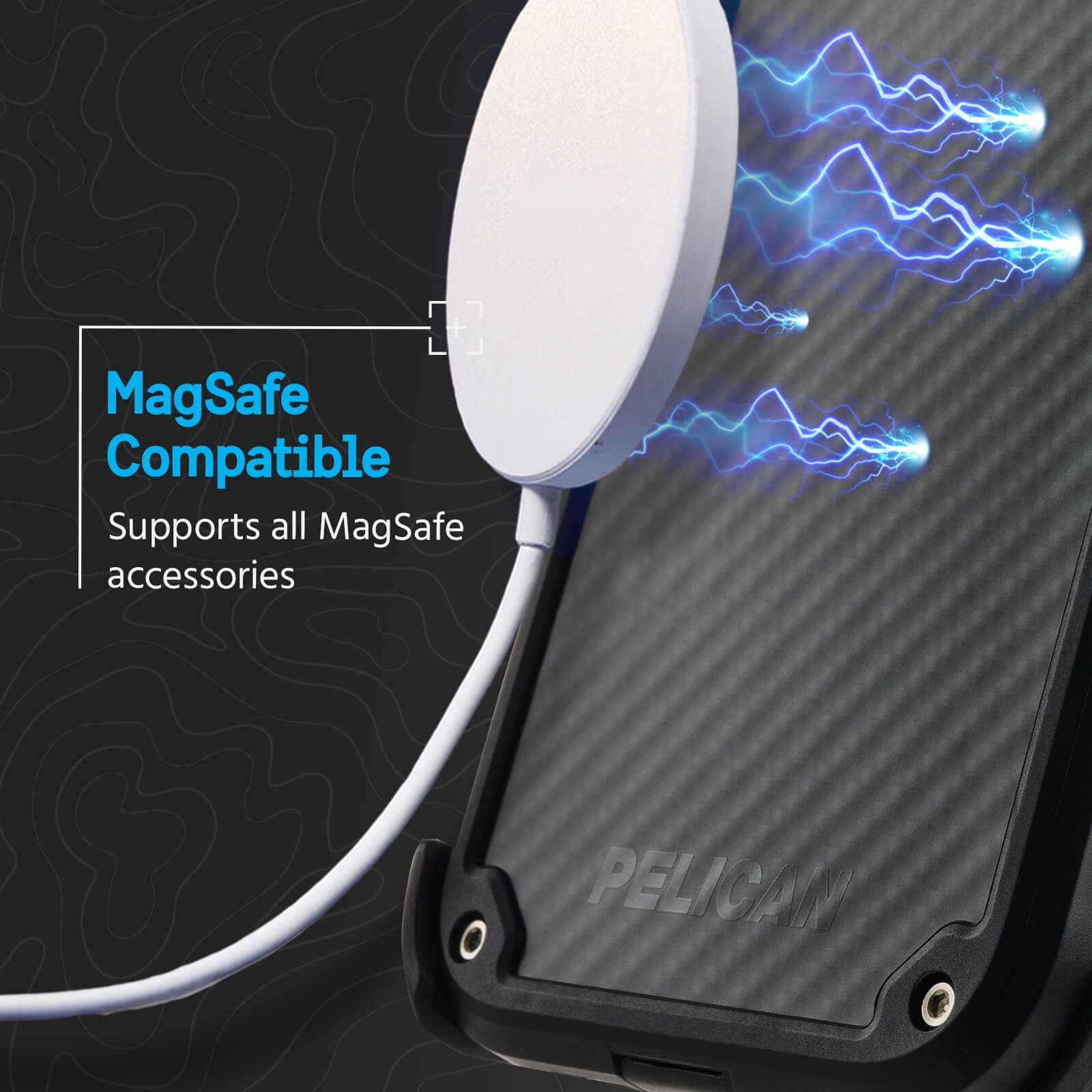 Pelican Shield (MagSafe) - iPhone 14 Pro: Black