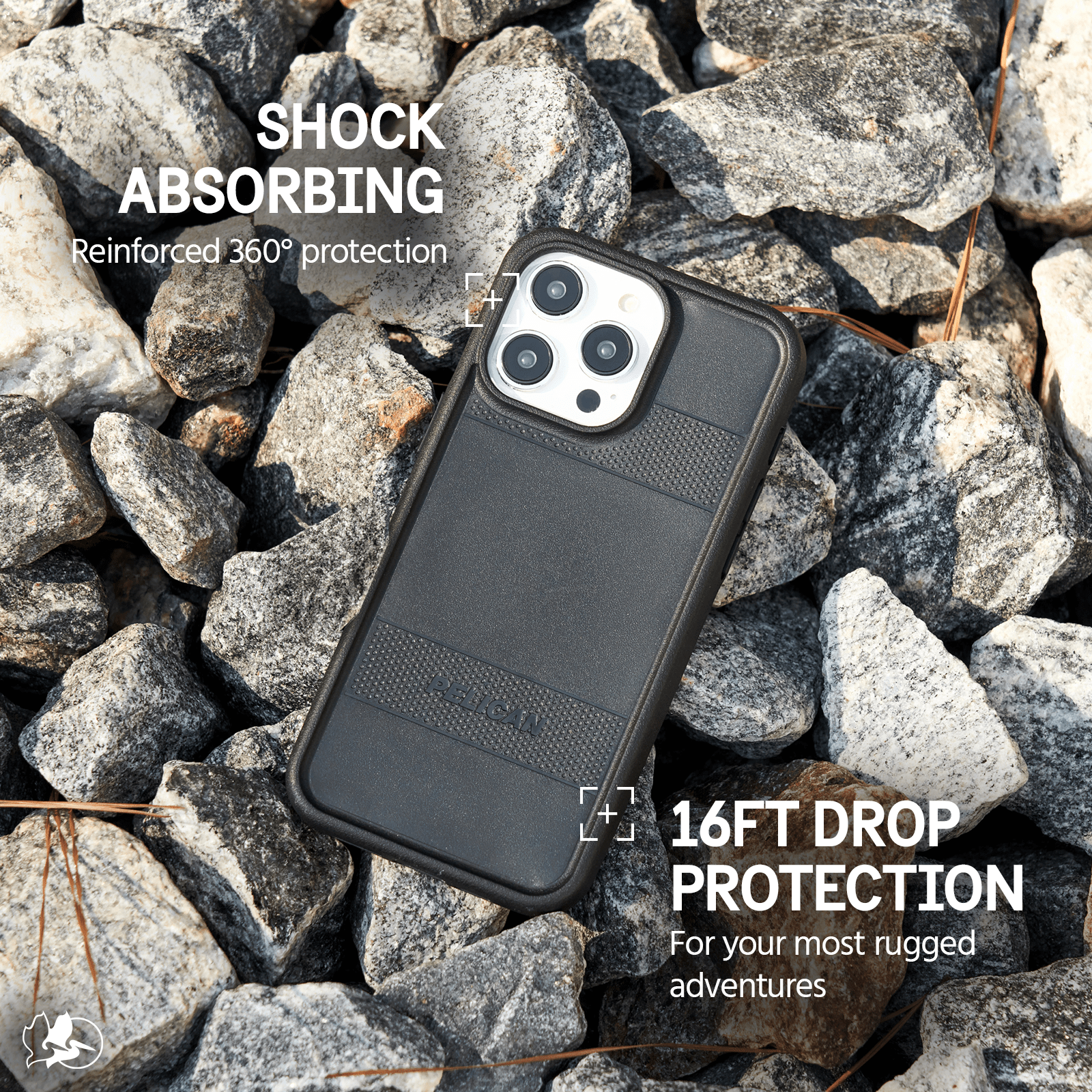 Pelican Protector Black MagSafe - iPhone 16 Pro Max: Black