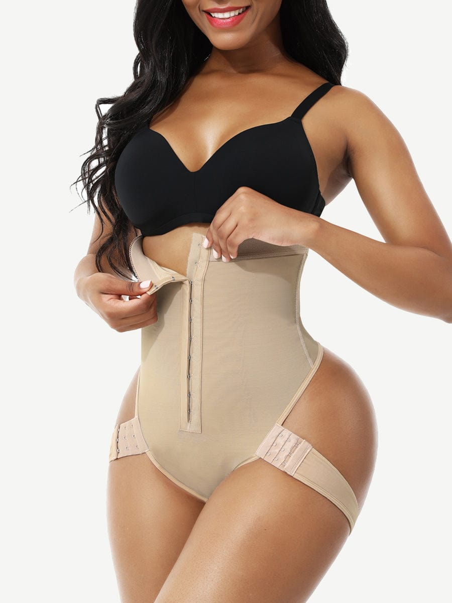 Good High Waist Butt Lifter Thong Curve With 2 Side Straps Body Shapewear-Modern Active