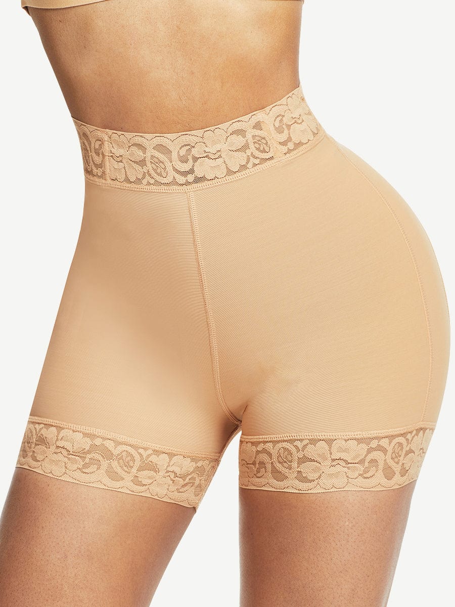 Good High Waist Lace Butt Enhancer Panty Curve Smoothing-Modern Active