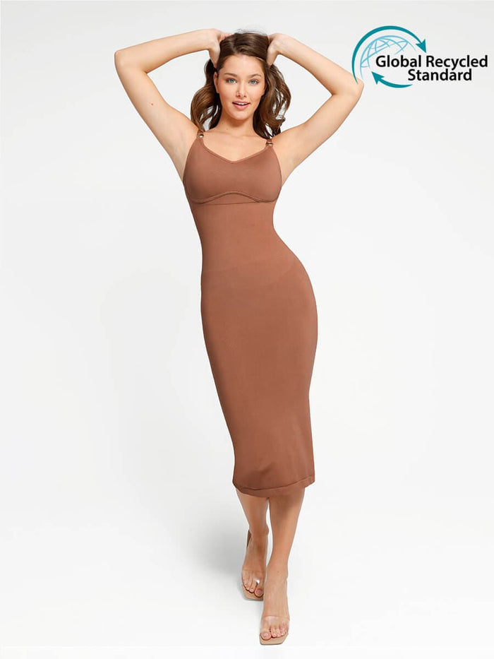 🌿 Seamless Eco-friendly Breastfeeding Suspender Body-wearing Shaping Dress