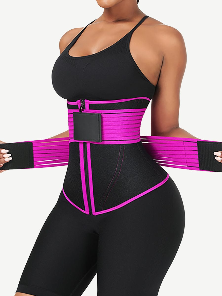 Modern Active Neoprene Waist Trainer | Fat Burning & Breathable | Double Elastic Waistbands