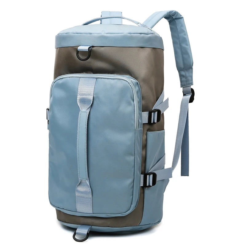 AquaGuard Duffel Backpack: Waterproof Oxford Cloth Gym Bag-Modern Active