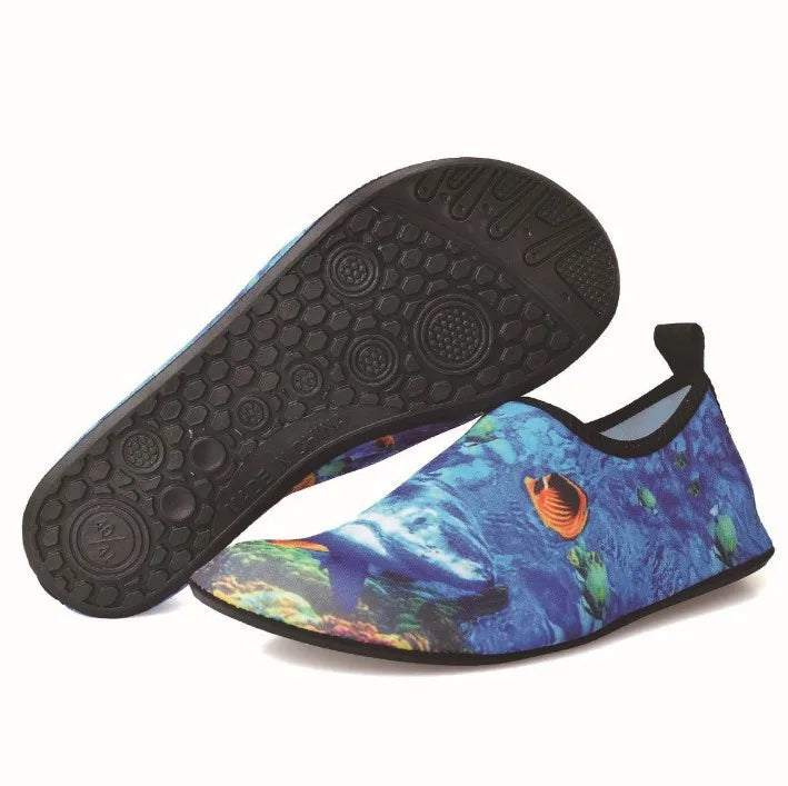 HydroStride Unisex Water Shoes: Quick-Dry Aqua Socks for Ultimate Summer Comfort in Beach, Swim, Yoga, and Exercise-Modern Active